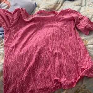 Pink with white polka dots for sale. Never worn